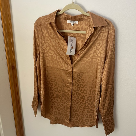 12th Tribe Rose Gold Button Down Shirt - Picture 1 of 6